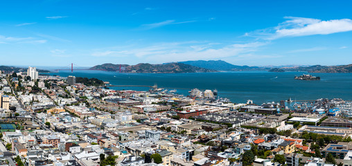 View of san Francisco from coit tower
