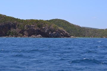 Obraz premium Ocean and island view in the Philippines