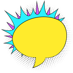 Comic style talk bubble background
