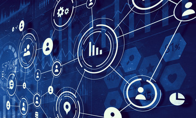 Social network background