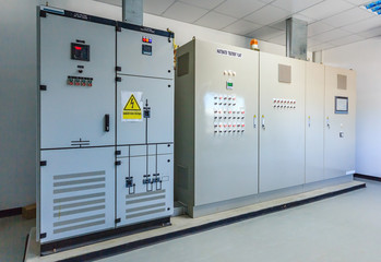 Electrical energy distribution substation in a wastewater treatment plant