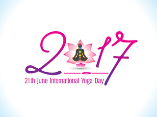 abstract artistic yoga day background