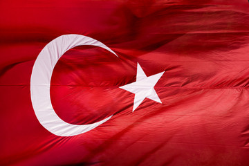 Waving Turksih Flag