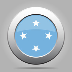 Button flag - Federated States of Micronesia.