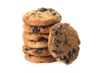 Cookies isolated on white