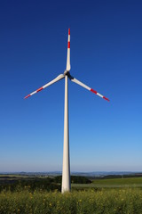 Fototapeta premium Windkraft in der Eifel
