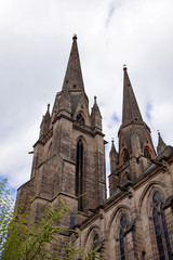 Fototapeta na wymiar Elisabethkirche in Marburg, Hessen