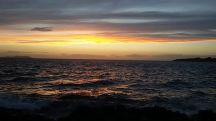 Obraz premium Sunset from ibiza island 