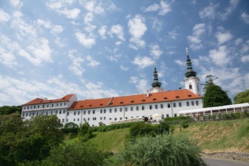 Fototapeta na wymiar The Strahov monastery near the Prague Castle, Czech Republic