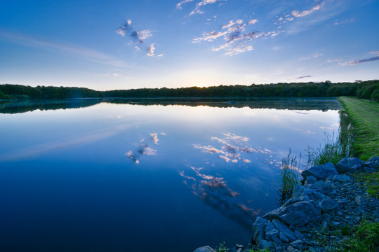 Blue Sky Reflections