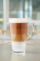 coffee on the table.