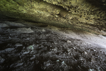 Fototapeta na wymiar Steigelfadbalmhöhle ob Vitznau auf der Rigi, Schwyz, Schweiz