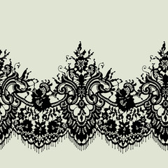 Lace Ribbon Seamless Pattern
