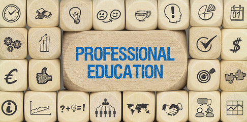 Professional Education / Würfel mit Symbole