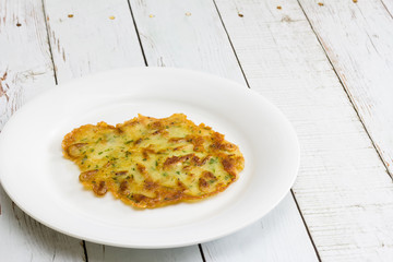 Tortillita de camarones