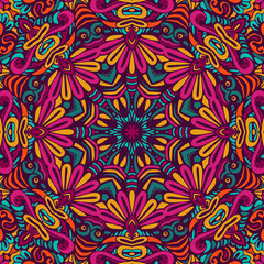 colorful seamless pattern mandala design