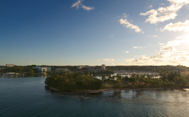 Sunrise on Pointe à Pitre - Guadeloupe - Caribbean island