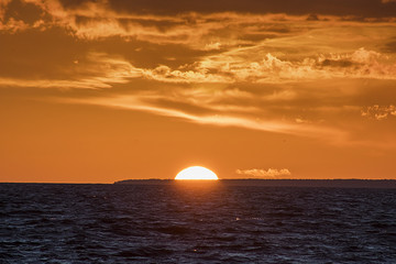 Beautiful sunset at Pirita