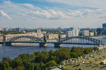  Bolsheokhtinsky Bridge. St. Petersburg