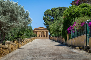 Temple of Concordia in the Valley of Temples - Agrigento, Sicily, Italy