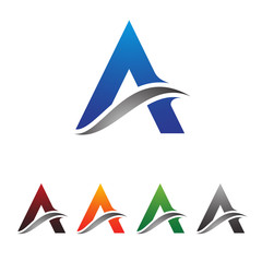 A letter, a logo design