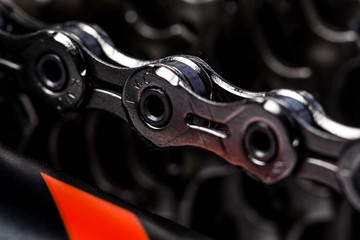 Vélo, dérailleur, frein, chaine
