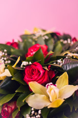 Alstroemeria and Roses bouquet