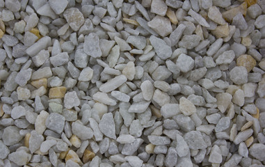 Crushed white stone background