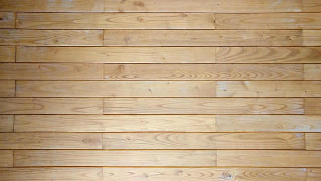 Wood planking wall
