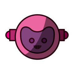 Robot funny toy icon vector illustration graphic design