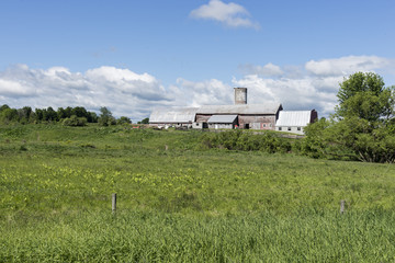 Farm on the hill
