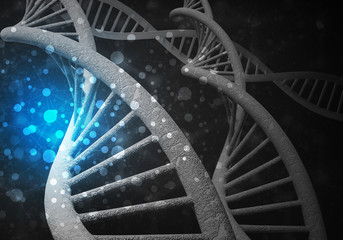 DNA molecules background