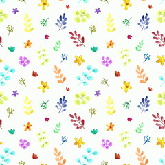 Floral watercolor pattern