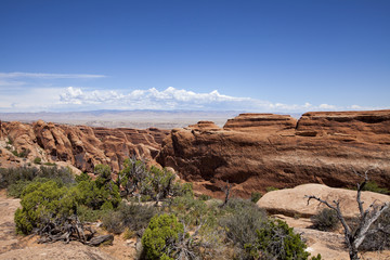 Arches National Park near Moab in Utah