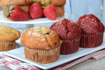 Variety of Muffins