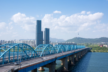 Dongjak brigde in Seoul, South Korea.