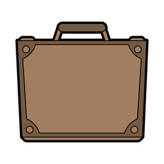 travel suitcase icon image vector illustration design 