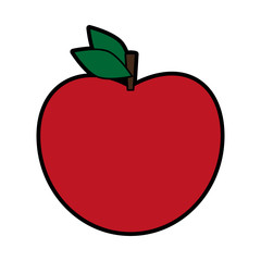 whole apple icon image vector illustration design 