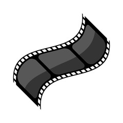 video tape segment icon image vector illustration design 