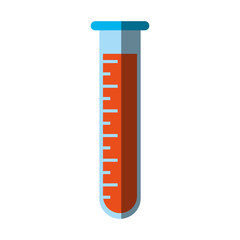 test tube icon image vector illustration design 