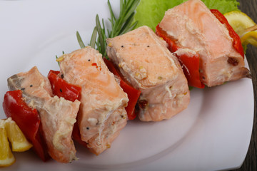 Salmon Skewer