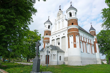 Fototapeta premium Orthodox Church in Murovanka village. Grodno region, Belarus