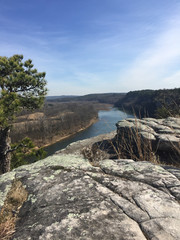 Cliff overlooking the White River, Arkansas