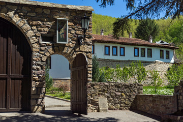 Fototapeta na wymiar View of Temski monastery St. George, Pirot Region, Republic of Serbia