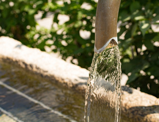 Brunnen im Garten
