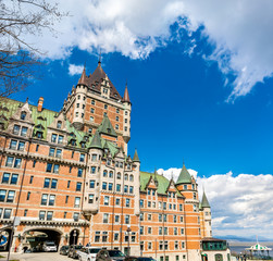 View of Chateau Frontenac in Quebec City, Canada