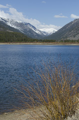 Snow Capped Mountains and Lake