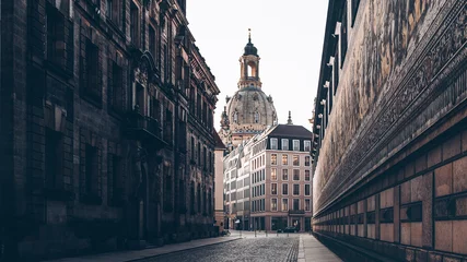 Foto op Canvas Dresden Frauenkirche © Daniel