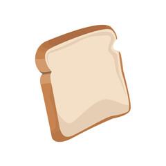 bread bakery icon sliced fresh wheat nutrition vector illustration