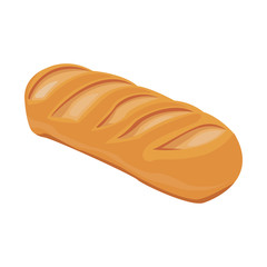 breakfast food bread wheat grain vector illustration